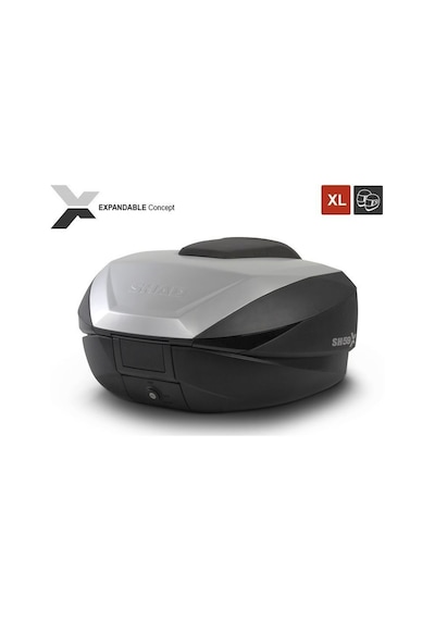 Shad Sh-59x Premium Aluminyum Arka Çanta Karbon Siyah Siyah