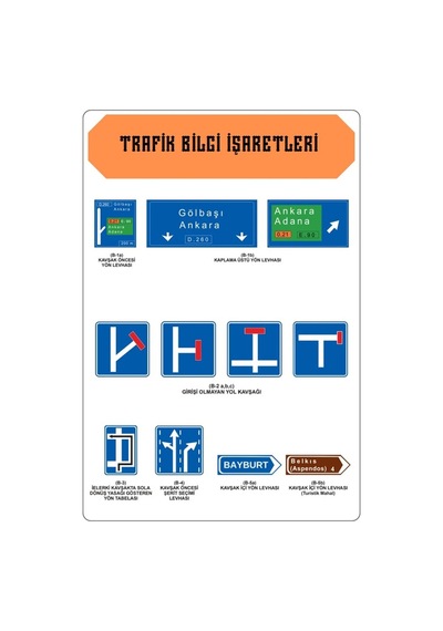 Herkes İçin Trafik İşaretleri Yaz-sil Kitabı