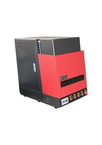 50w Kapalı Kabin Fiber Lazer Markalama Makinesi