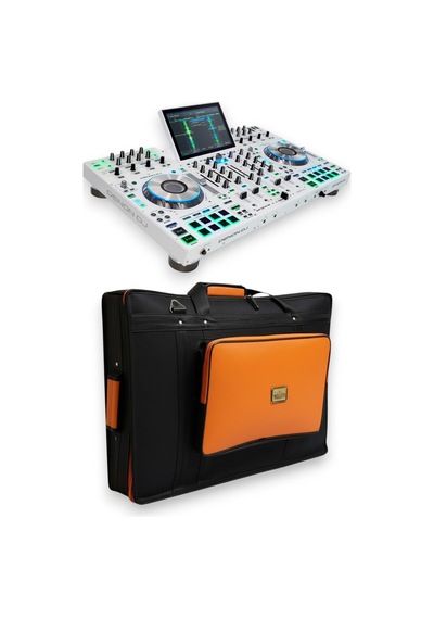 Prime 4+ Setup İçin Uyumlu Soft Case Taşıma Çantası. Siyah Turuncu.