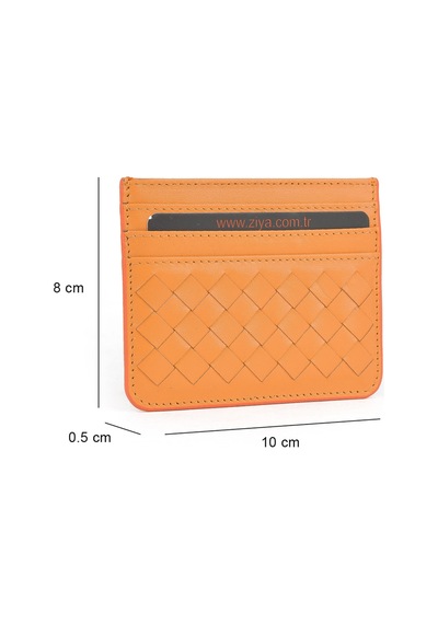 Ziya, Unisex Hakiki Deri Kartlık 1539852z06 Turuncu 1539852z06 524 Turuncu