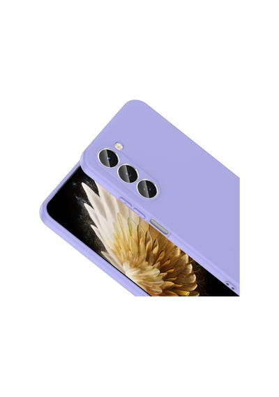 Tecno Spark 40 Pro Kılıf Yumuşak Silikon Kamera Korumalı Lansman Erd Lila