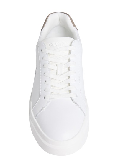 Erkek Chunky Cupsole Laceup Lth Ayakkabı Ym0ym0134405o Beyaz