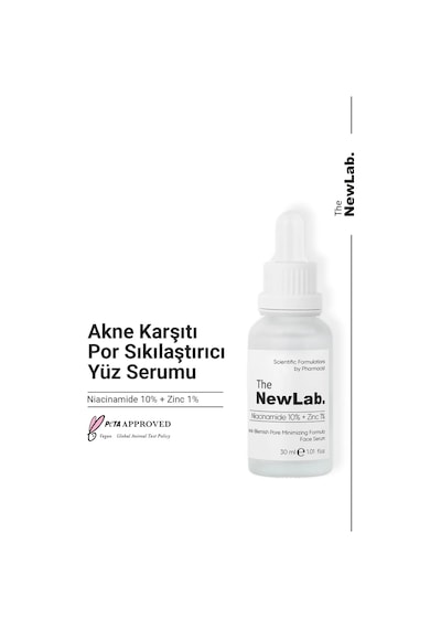 The NewLab Gözenek Sıkılaştırıcı Ve Sivilce Karşıtı Cilt Bakımı Serumu 30 Ml (Niacinamide 10% Zinc 1%)
