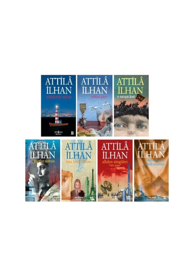 Atilla Ilhan Romanları 7 Kitap Set