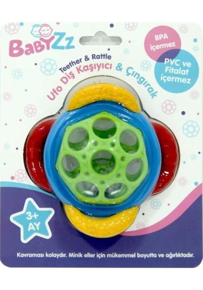 Enfal Babyzz Ufo Diş Kaşıyıcı & Çıngırak Byz-30800