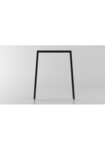 Ters U Model Metal Ayak Seti Siyah Metal Masa Ayağı