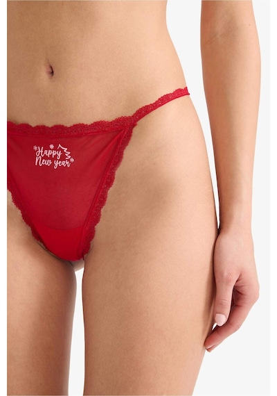 Defacto Dantel Detaylı Tanga-fall İn Love G1110ax25wnrd79 Kırmızı-rd79
