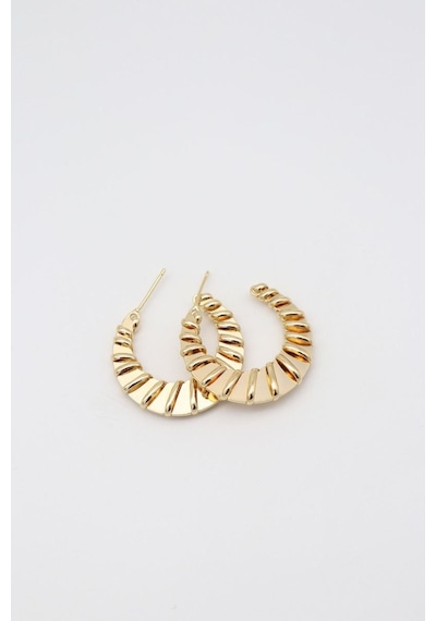 Vıp Küpe 14 K-17138 30mm Çok Renkli