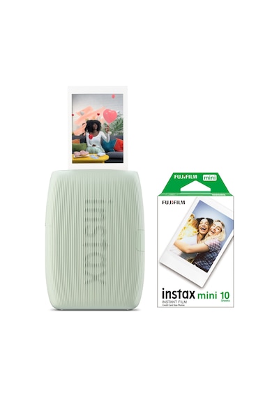 Instax Mini Link 3 Yeşil Akıllı Telefon Yazıcısı Ve 10'lu Mini Film Yeşil