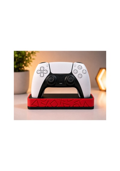 Ps5 Uyumlu Dualsense Oyun Kolu Standı Masaüstü Controller Tutucu Dekoratif Gamepad Standı Kırmızı