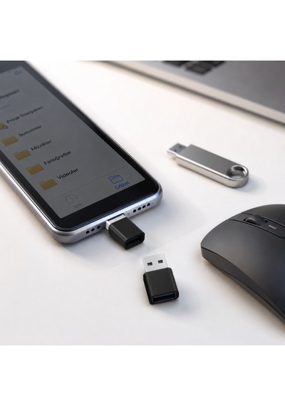Hepu Hp-z01 Type-c To Usb Otg Dönüştürücü Tak & Kullan + Veri Aktarımı + Şarj Desteği