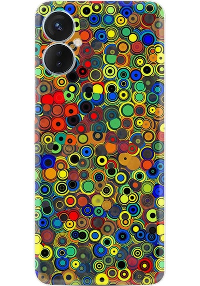 Tecno Camon 19 Neo Kilif Silikon Desen Nazar Boncuklari 1746 566403815