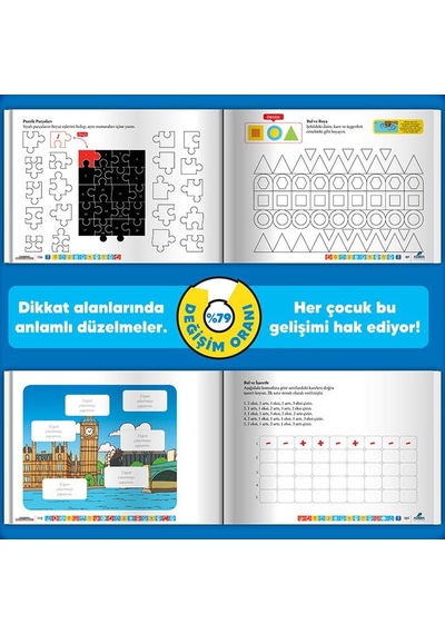 Dikkati Güçlendirme Seti 7 Yaş