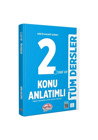 Editör Yayınları 2. Sınıf Tüm Dersler Soru Bankası Maarif Modeli