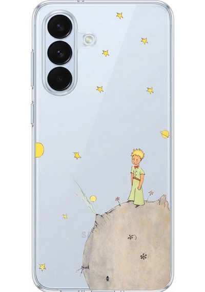 Samsung Galaxy S26+ Plus Uyumlu Küçük Prens Tasarımlı Baskılı Silikon Kılıf Renkli