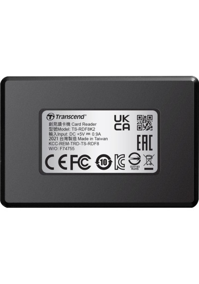 Transcend Ts-Rdf8K2 Rdf8 Usb 3.0 Siyah Kart Okuyucu