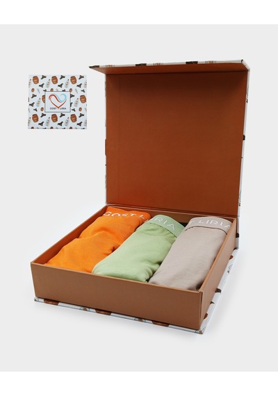 Gost Liria -nature Erkek Boxer 3 Lü Paket Çok Renkli Çok Renkli