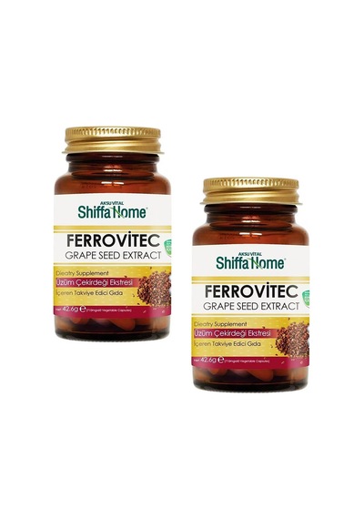 Shiffa Home (Aksuvital) Ferrovitec 710 MG 60 Kapsül x 2 Adet