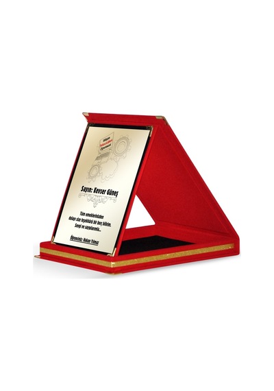 Kişiye Özel Bilişim Teknolojileri Öğretmeni Kırmızı Plaket - 2