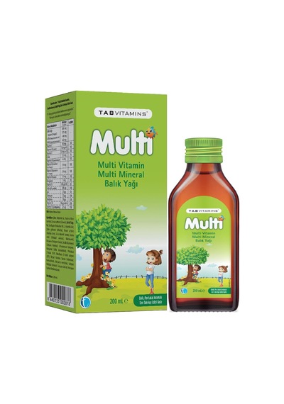 Multi Multivitamin Multimineral Balık Yağı Şurup