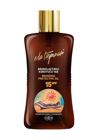 Eda Taşpınar Bronzlaştırıcı Koruyucu Yağ Spf 15 200 Ml/6.8 Fl Oz Sku: Smg8690010428165