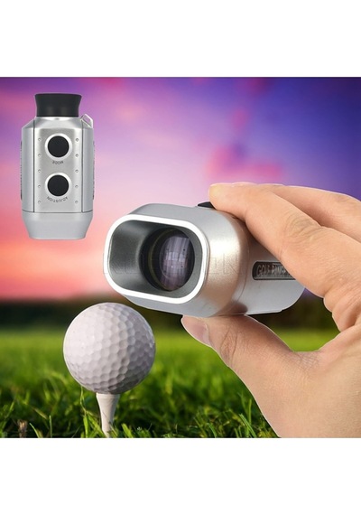 Dijital Mesafe Ölçer 7x18 Golf Range Finderscope 1000 Mt Siyah