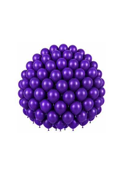 Mor Renk Lateks Pastel Balon 30 Cm - 100 Adet