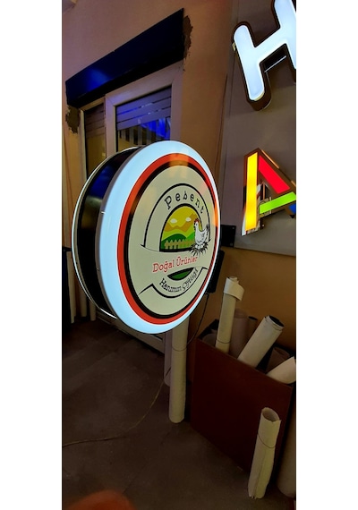 Fener Tabela 45Cm Düz Ayak Siyah