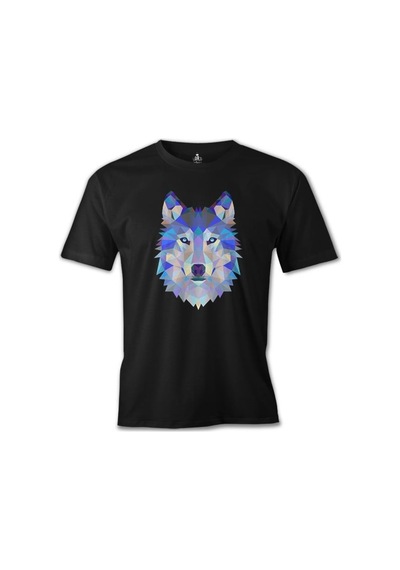 Kurt - Poligon Siyah Erkek Tshirt