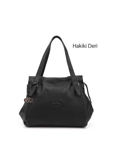 Gönderi R Kadıın Siyah Floter Hakiki Deri El Ve Omuz Çantası Ddzw002b6537 Siyah
