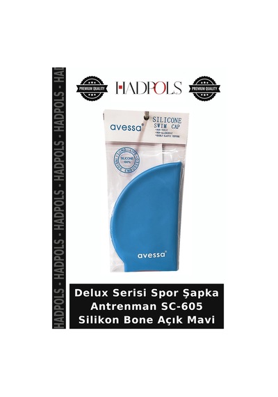 Hadpols Delux Serisi Spor Şapka Antrenman Sc-605 Silikon Bone Açık Mavi