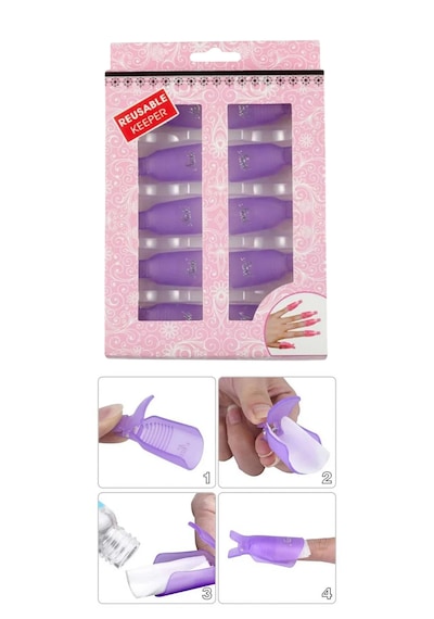 Kalıcı Oje Sökücü Remover 1 Litre Ve Tüy Bırakmayan Tırnak Pedi 1000'li Set