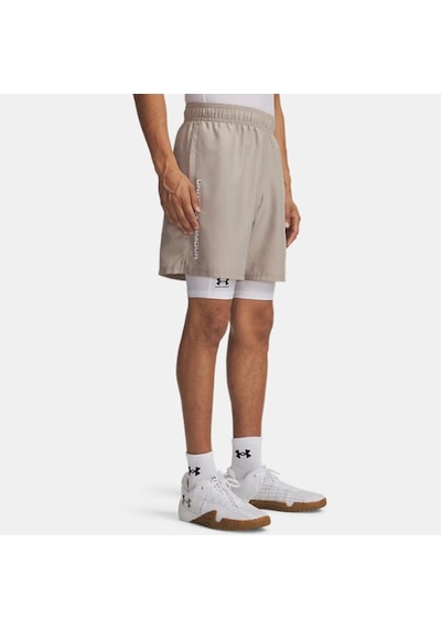 Under Armour Tech Woven Wordmark Erkek Şort 1383356-203 Vizon