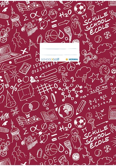 Herma Defter Kabı Schoolydoo A4 Bordo