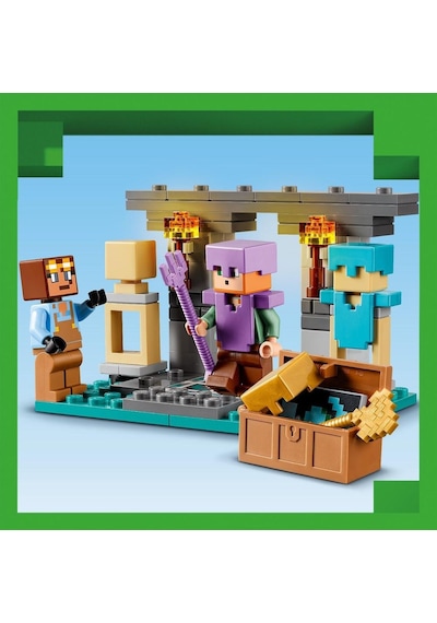 LEGO® Minecraft Cephanelik 21252 7 Yaş ve Üzeri Oyun Severler için Yaratıcı Oyuncak Yapım Seti - 203 Parça