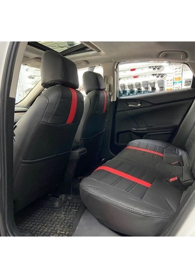 Honda Civic Araca Özel Deri Oto Koltuk Kılıfı (500694399)