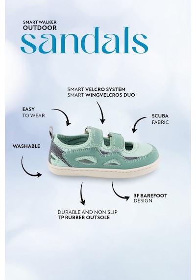 Smart Walker Outdoor Sandals Yeşil Duo Yesil