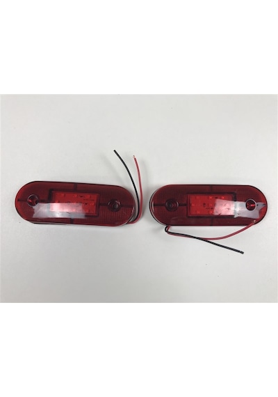 Replax Kırmızı Kasa Lamba 12V Sallamalı 6 Ledli Dorse Lambası Tas12Vkd
