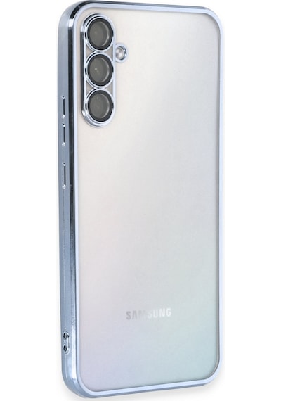 Newface Samsung Uyumlu Galaxy A54 5g Kılıf Razer Lensli Silikon - Açık Mavi Açık Mavi
