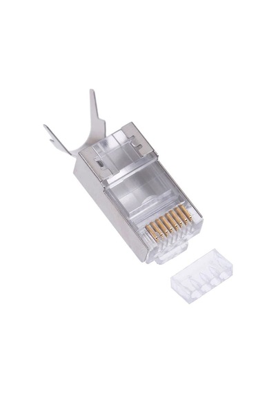 BiSıfır Metal Cat7 Plug Konnektör Jak (100 Adet)