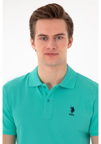 U.S. Polo Assn. Erkek Slim Fit Polo Yaka Mint Basic Tişört 50298041-VR090 U.S. Polo Assn. Erkek Slim Fit Polo Yaka Mint Basic Tişört 50298041-VR090