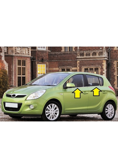 Hyundai I20 Cam Çitası Krom 2008 2009 2010 2011 2012