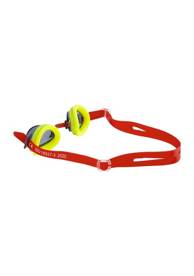 Slazenger Junior Yüzücü Gözlüğü Wave 2546 Smoke Yellow Red Çok Renkli