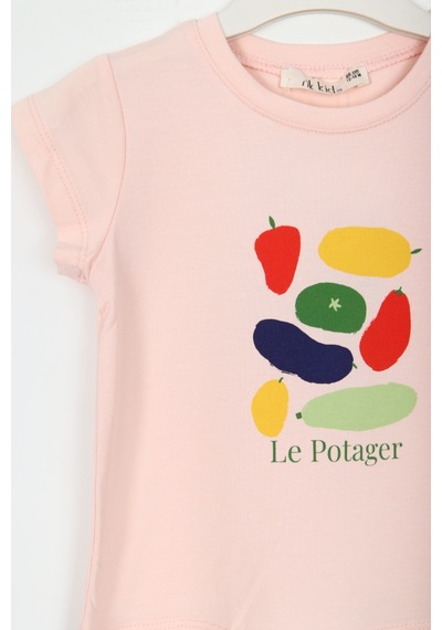 Xo Kids Kız Çocuk Tişort 9ay-4 Yaş 38635 Pembe
