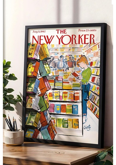 The New Yorker Çerçeveli Tablo August 11 1962