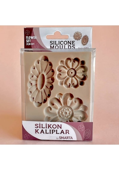 Smarta Silikon Kalıp Çiçek Seti Sk1013040
