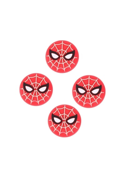 Spider-man Desenli Xbox One S/one X/xbox E/xbox 360 Analog Koruyucu Silikon Pad Maske
