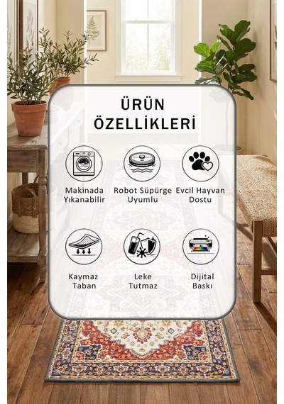 P-4 Yıkanabilir Yolluk Bej
