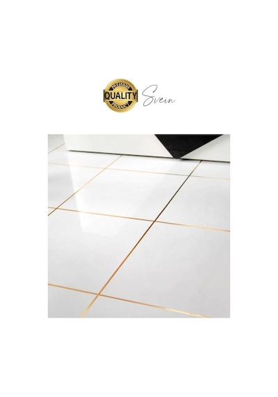 Premium Kendinden Yapışkanlı Gold Sarı Renk Fayans Derz Arası İzolasyon Bandı Dekoratif Bant 0,5 Cm